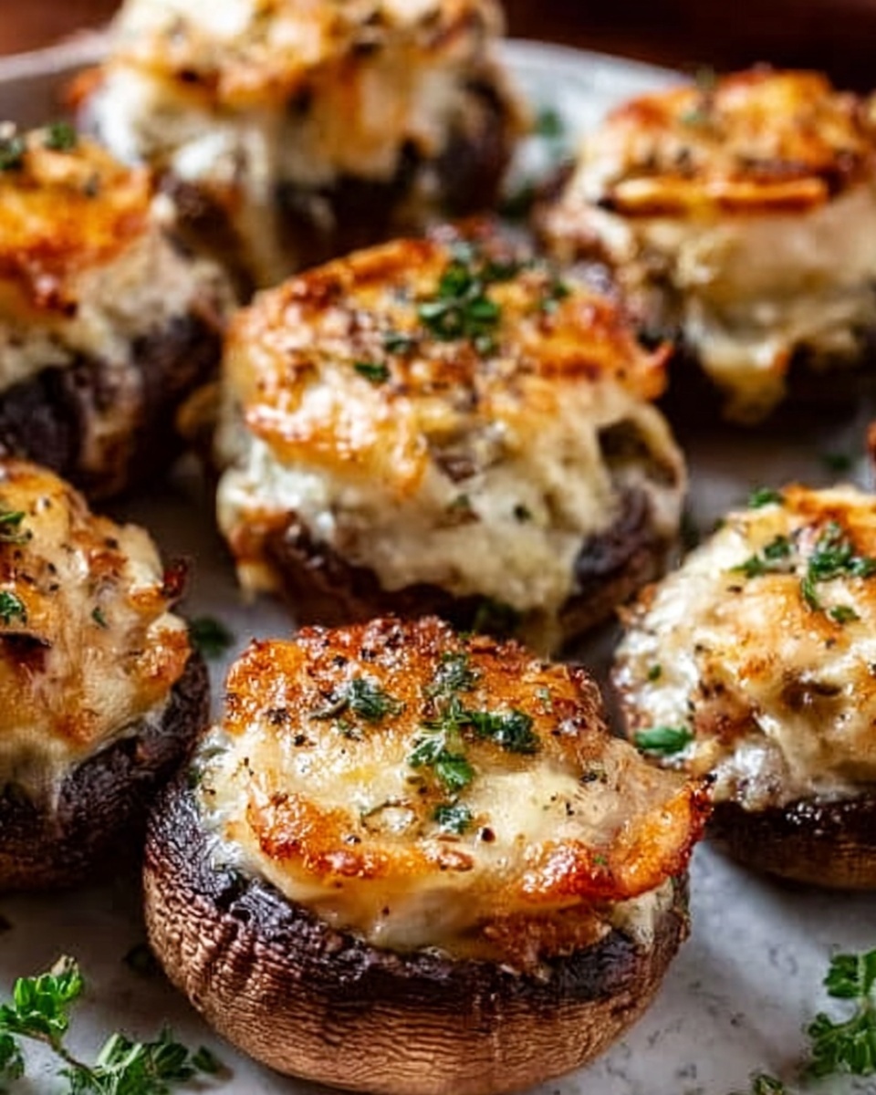 Crab-Stuffed Mushrooms Recipe - Recipe Image