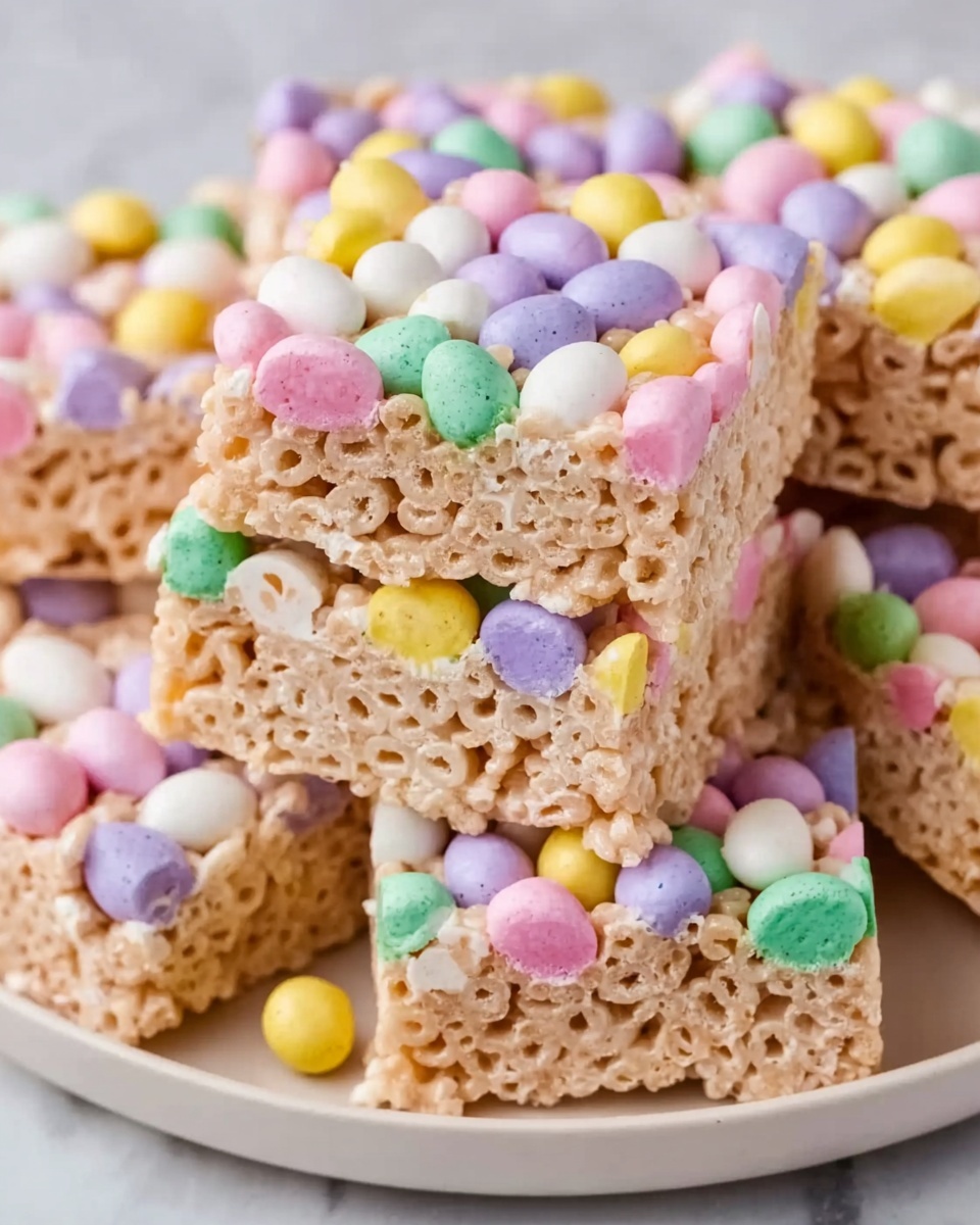 Easter Rice Krispie Bars Recipe - Recipe Image