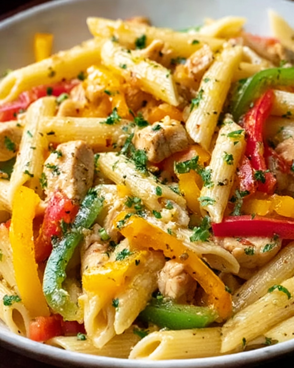Creamy Rasta Pasta Recipe - Recipe Image
