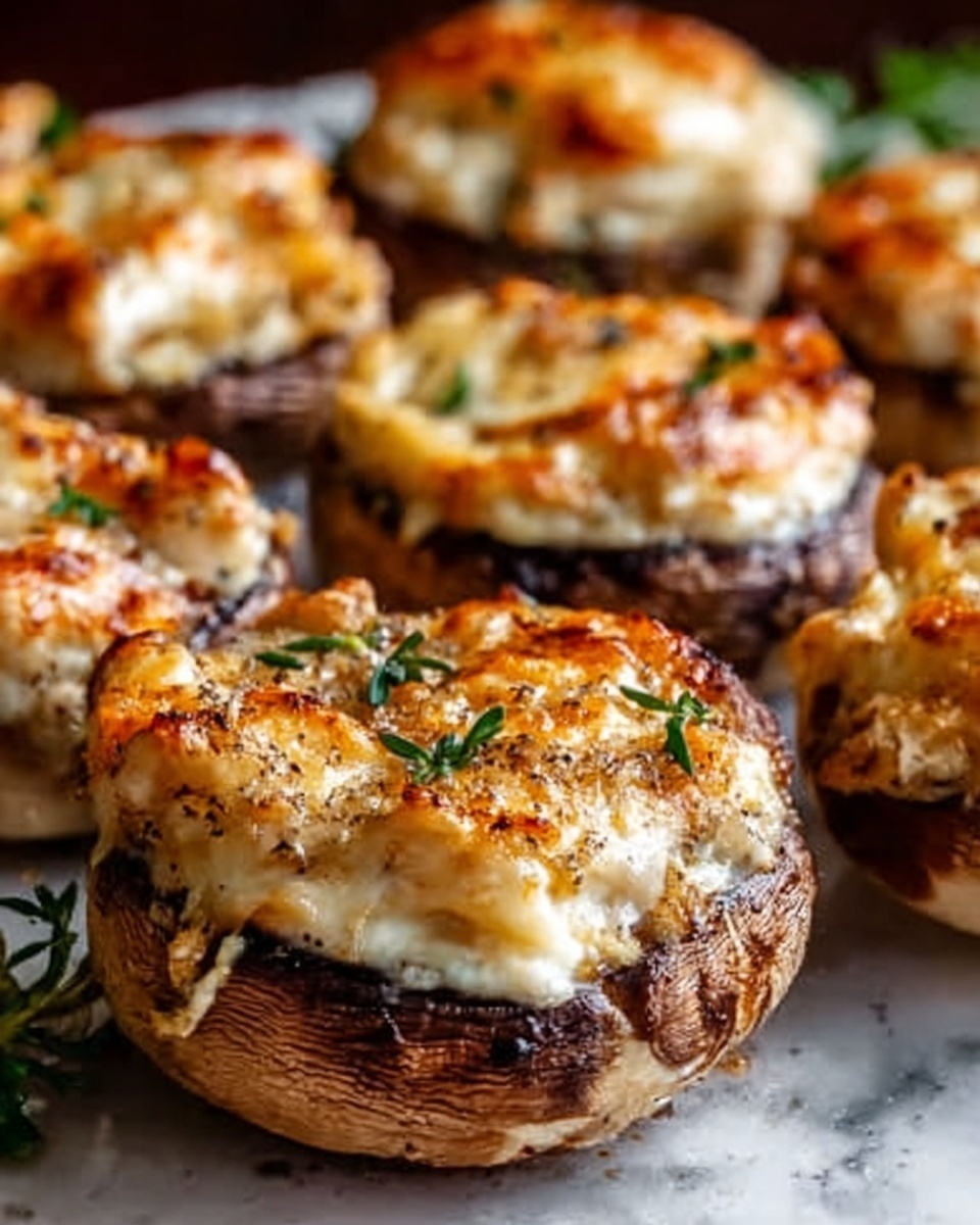 Crab-Stuffed Mushrooms Recipe - Recipe Image