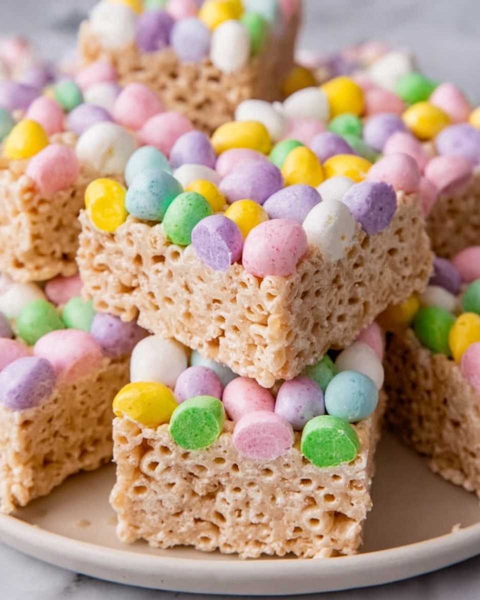 Easter Rice Krispie Bars Recipe - Recipe Image