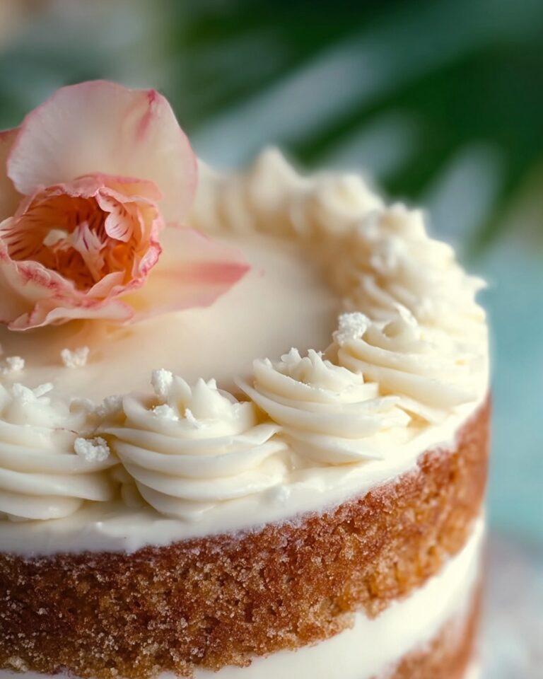 Hawaiian Wedding Cake with Whipped Cream Cheese Frosting Recipe
