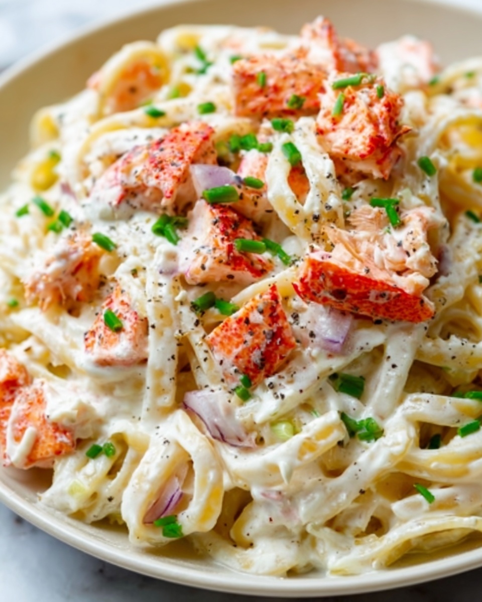 Lobster Roll Pasta Salad Recipe - Recipe Image