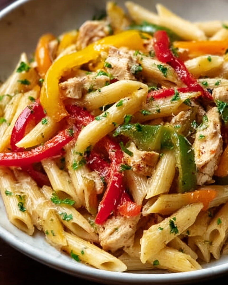 Creamy Rasta Pasta Recipe - Recipe Image