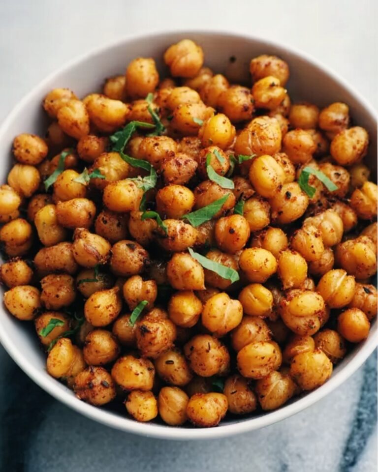Spicy Roasted Chickpeas Recipe