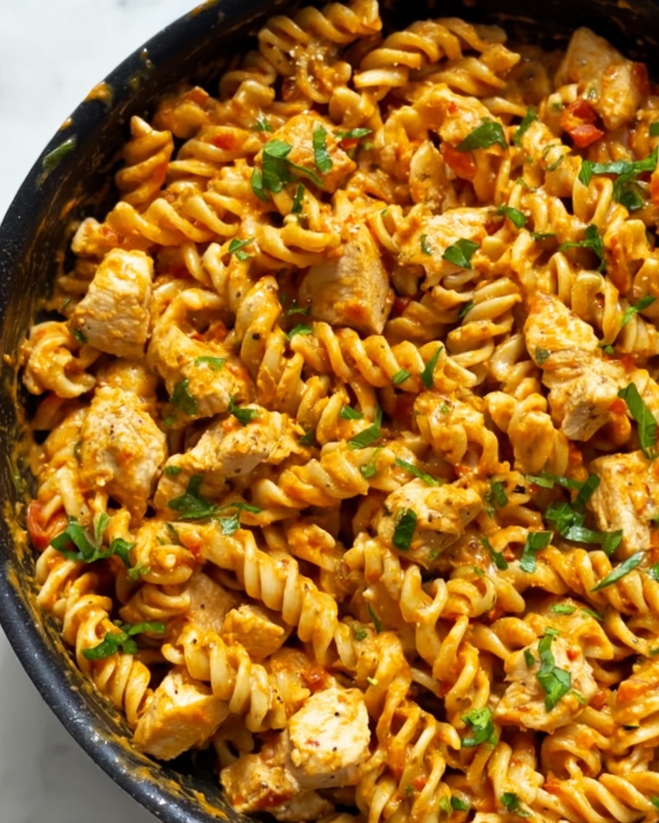 Creamy Tomato Chicken Pasta Recipe - Recipe Image