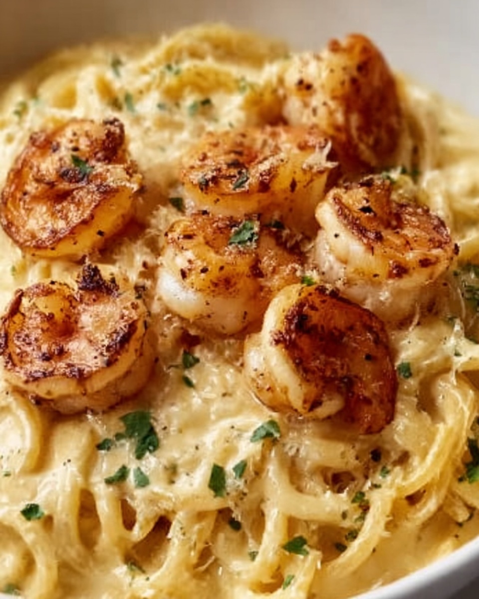 Garlic Shrimp Pasta Bake Recipe - Recipe Image