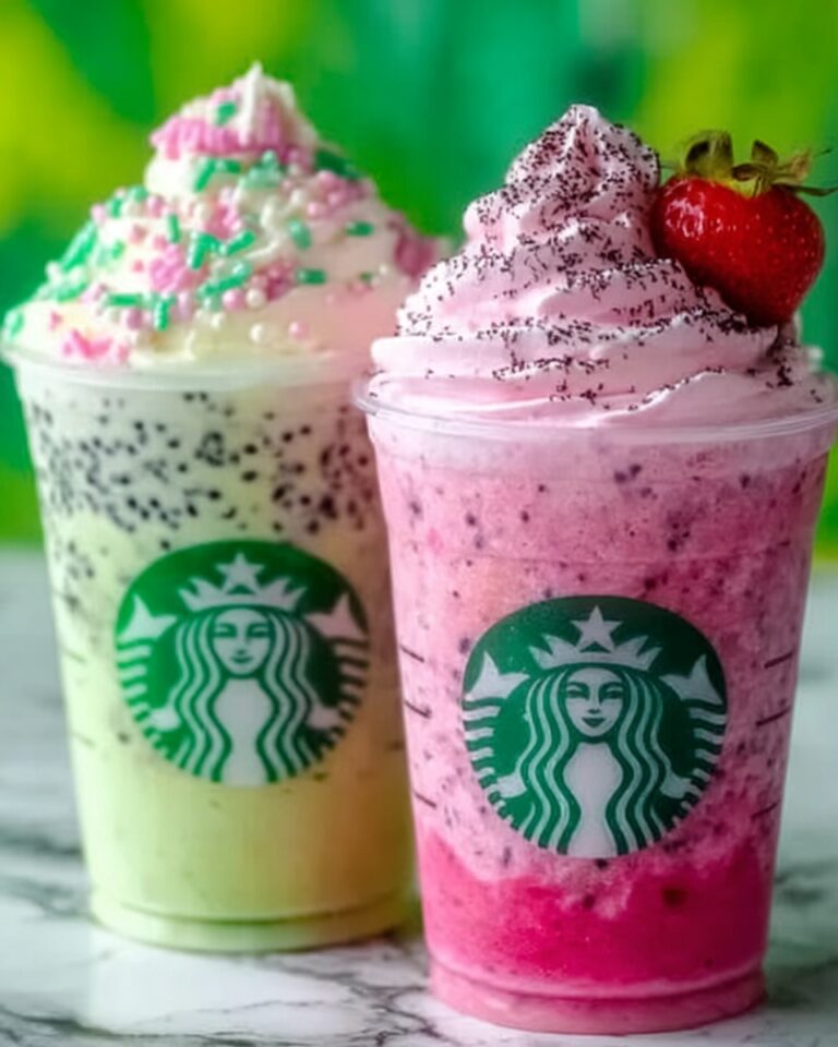 Kiwi Dragonfruit Crush Frappuccinos Recipe