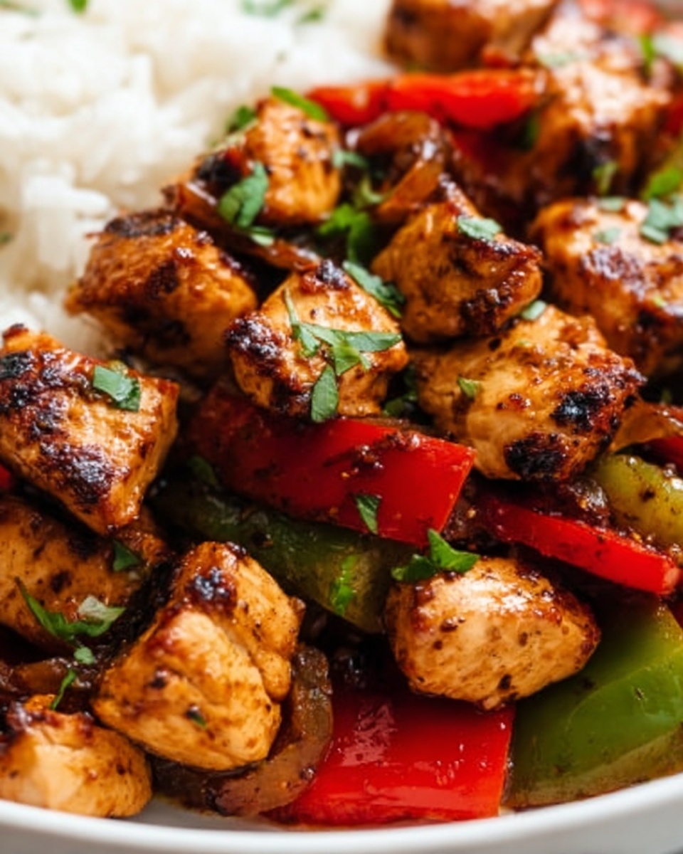 Air Fryer Chicken and Peppers Recipe - Recipe Image