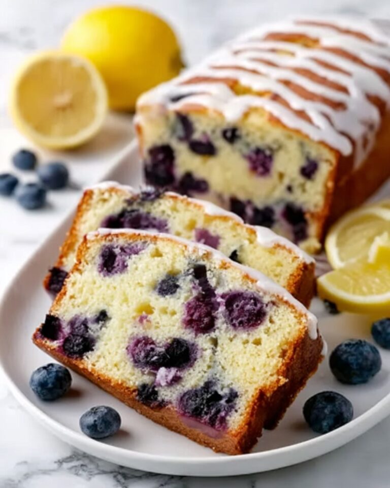 Lemon Blueberry Bread with Lemon Glaze Recipe