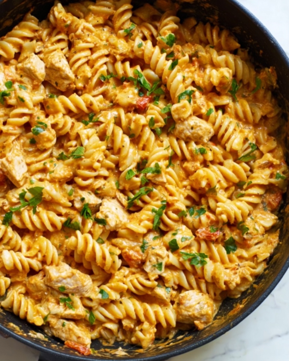 Creamy Tomato Chicken Pasta Recipe - Recipe Image