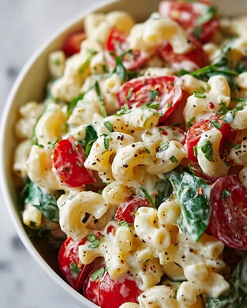 BLT Macaroni Salad Recipe - Recipe Image