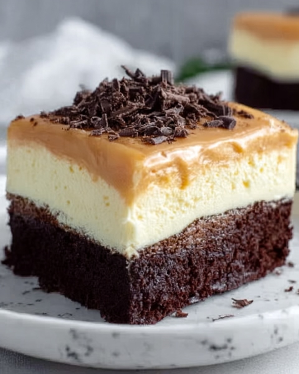 Secret Chocolate Cake with Passion Fruit Mousse Recipe - Recipe Image
