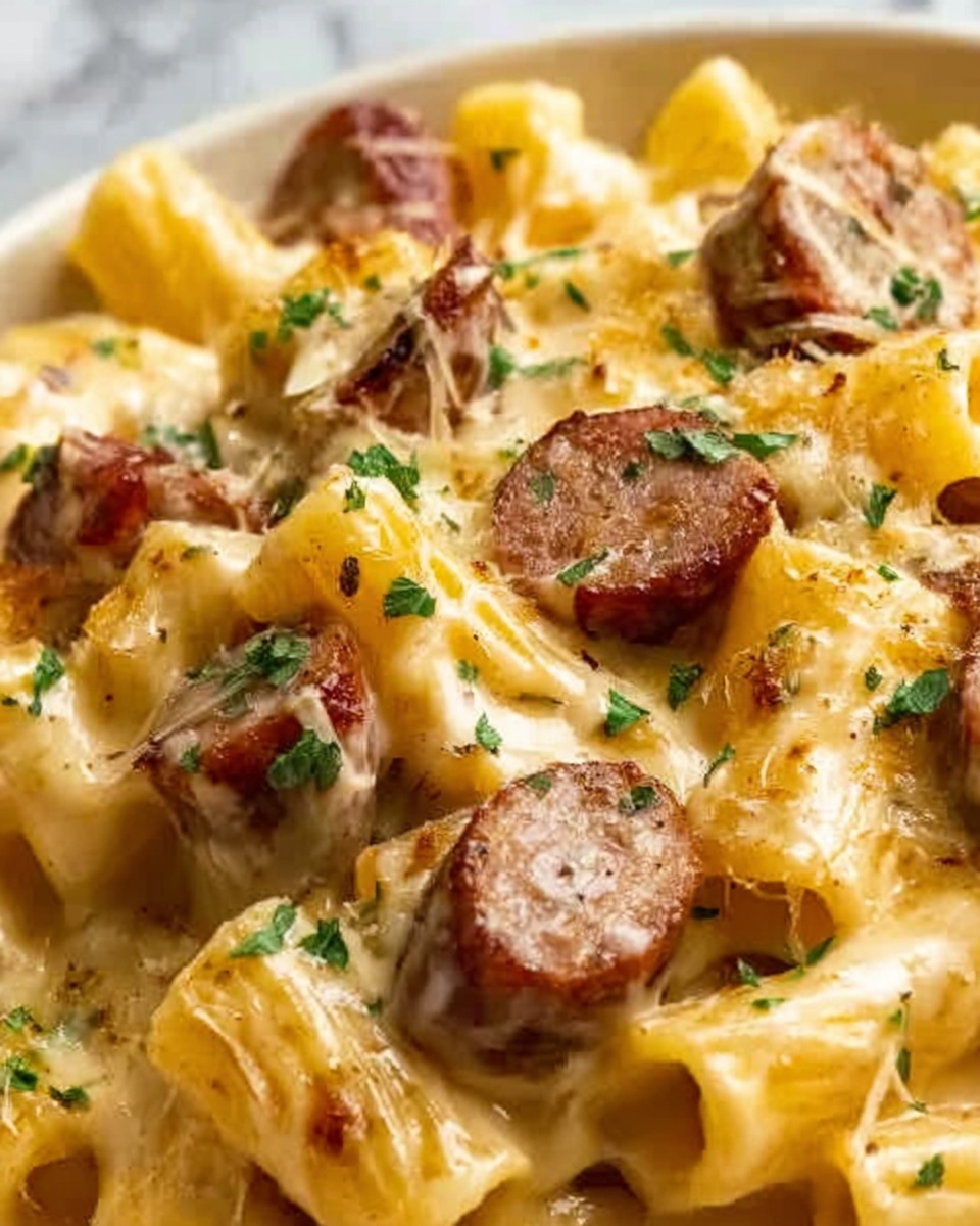 Cheesy Ranch Potatoes and Sausage Recipe - Recipe Image
