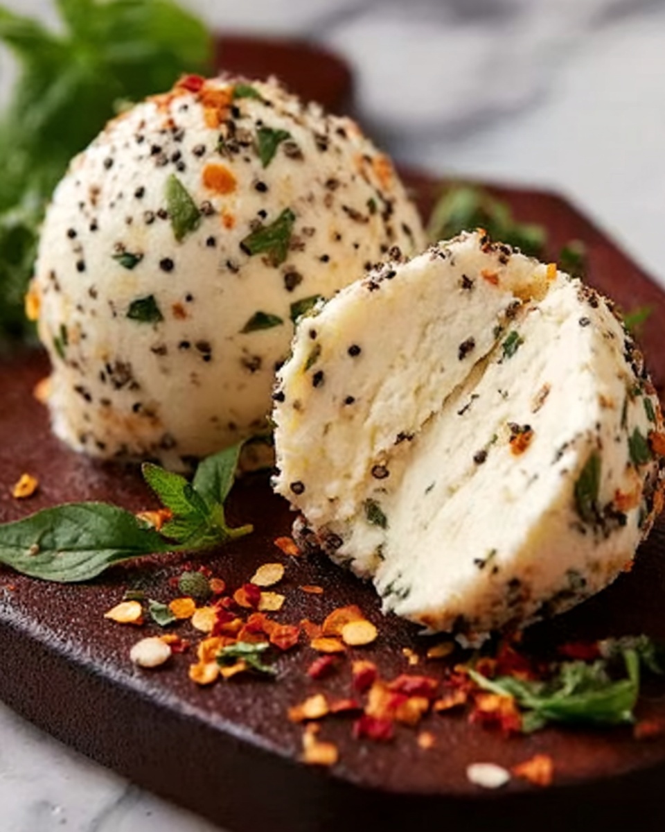 Parmesan Peppercorn Cheese Ball Recipe - Recipe Image