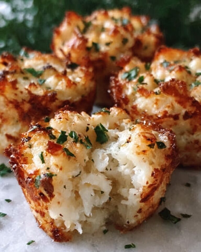 Roasted Garlic Cauliflower Tots Recipe