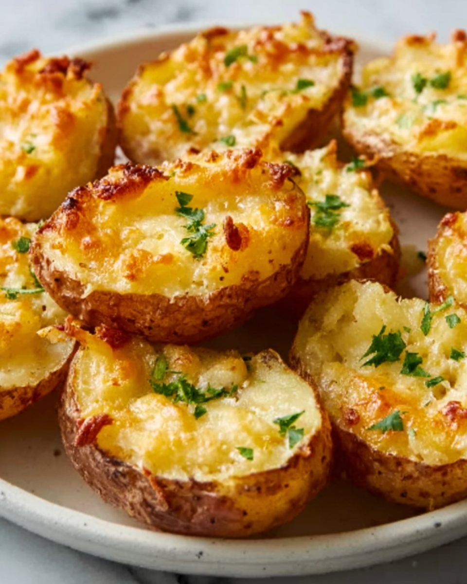 Crispy Parmesan Garlic Potatoes Recipe - Recipe Image