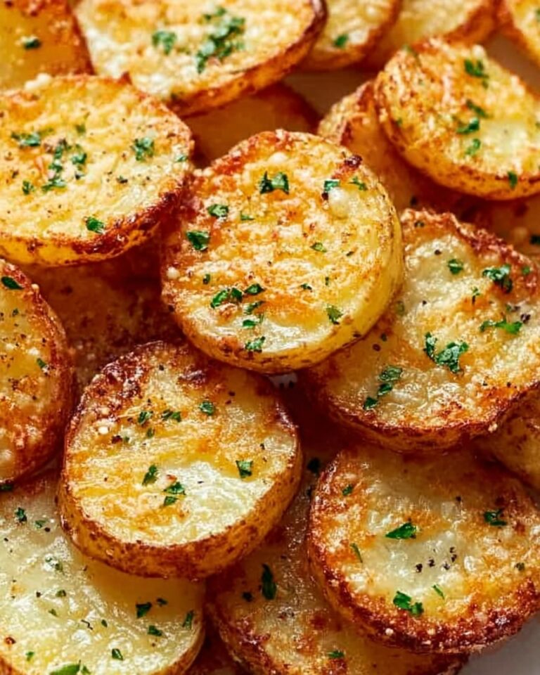 Mini Baked Parmesan Potato Rounds Recipe