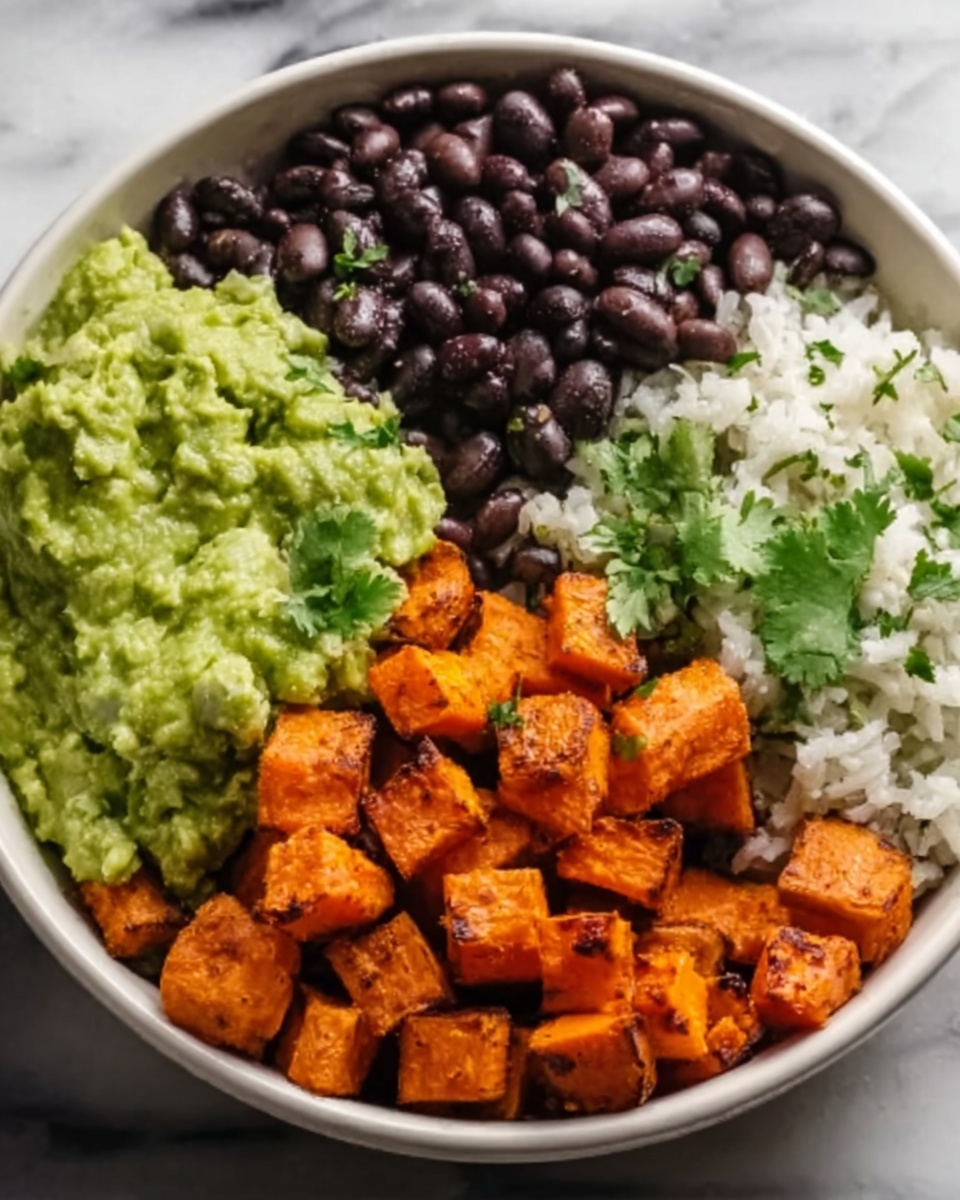 Vegan Burrito Bowls with Black Beans Recipe - Recipe Image