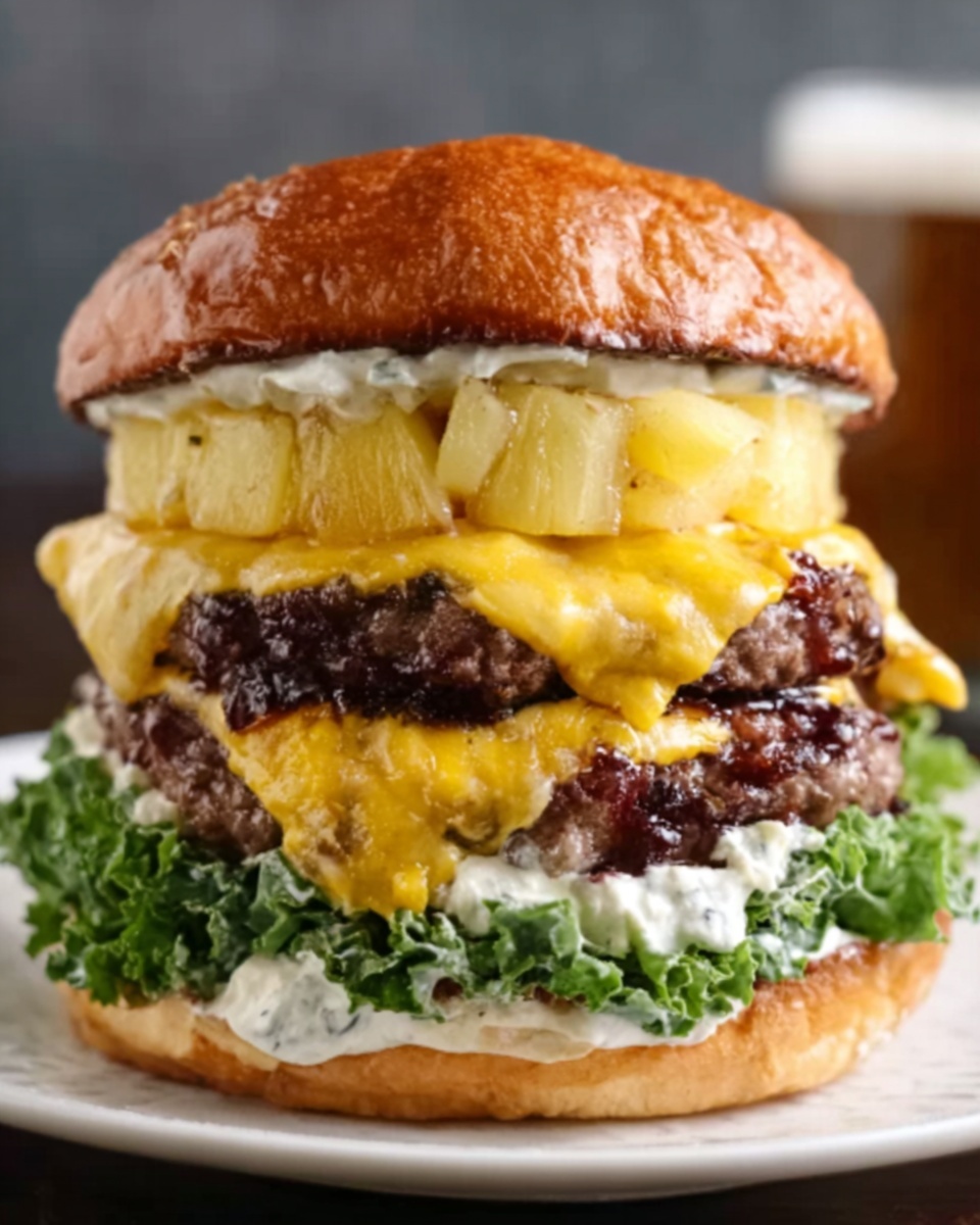 Corned Beef Burgers with Irish Cheddar and Sauerkraut Recipe - Recipe Image