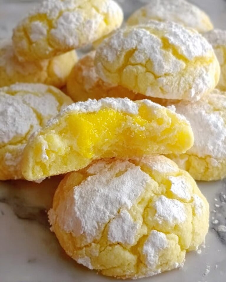 Lemon Crinkle Cookies Recipe