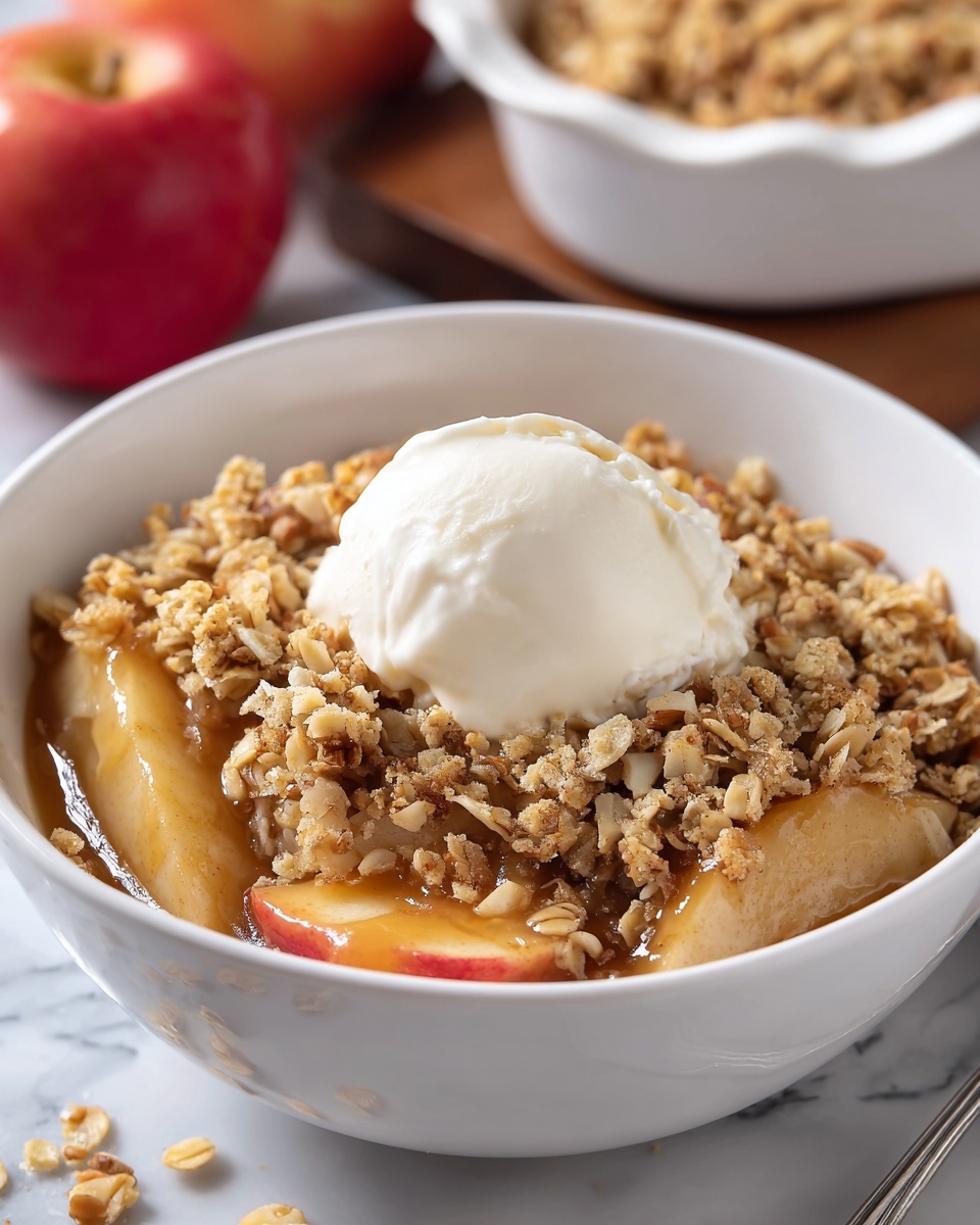 Apple Peanut Butter Crisp {Whole Wheat} Recipe - Recipe Image