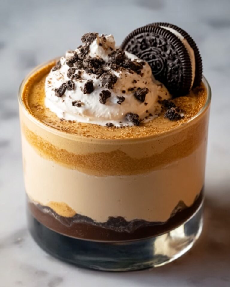 Creamy Espresso Mocha Mocktail with Oreo Crunch Recipe