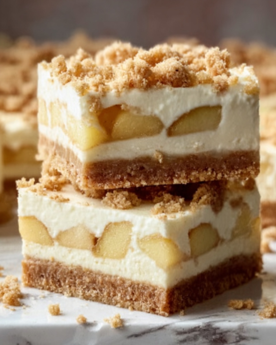 Apple Cheesecake Bars Recipe - Recipe Image