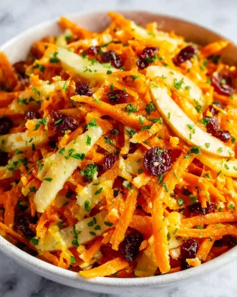 Crunchy Apple & Carrot Salad with Creamy Citrus Dressing Recipe