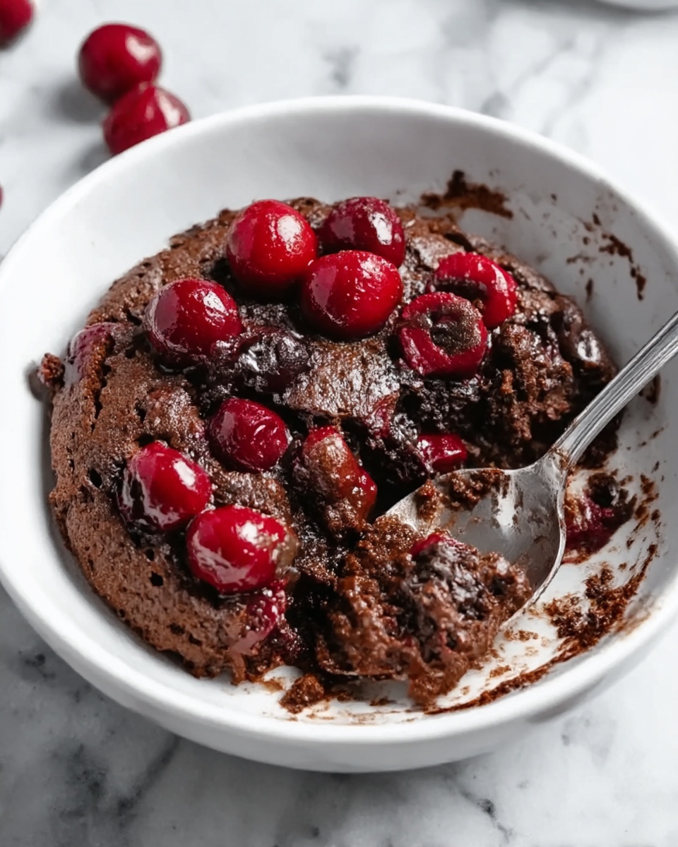 Chocolate Cherry Dump Cake Recipe - Recipe Image