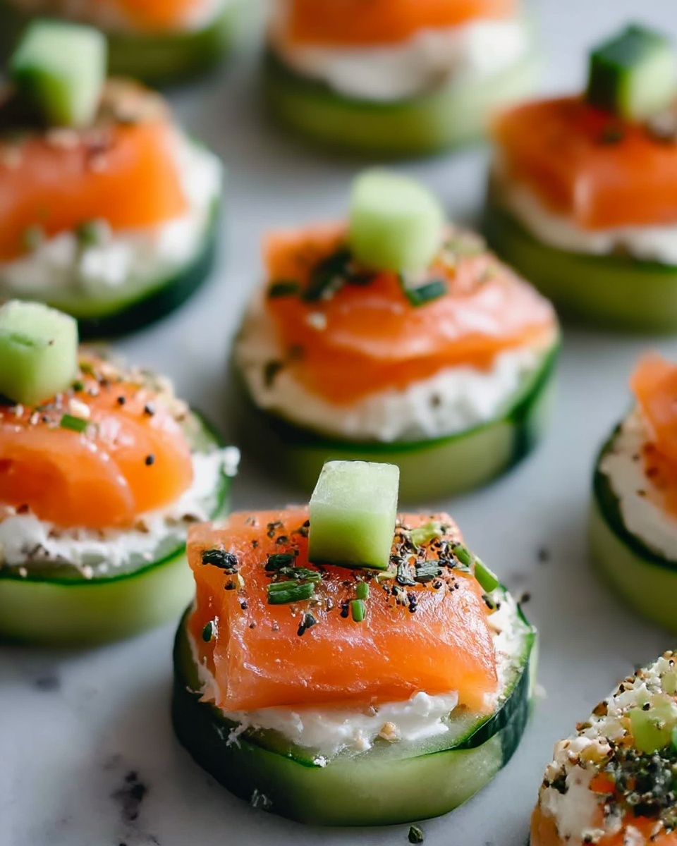 Cucumber Smoked Salmon Bites: An Amazing Ultimate Appetizer Recipe - Recipe Image