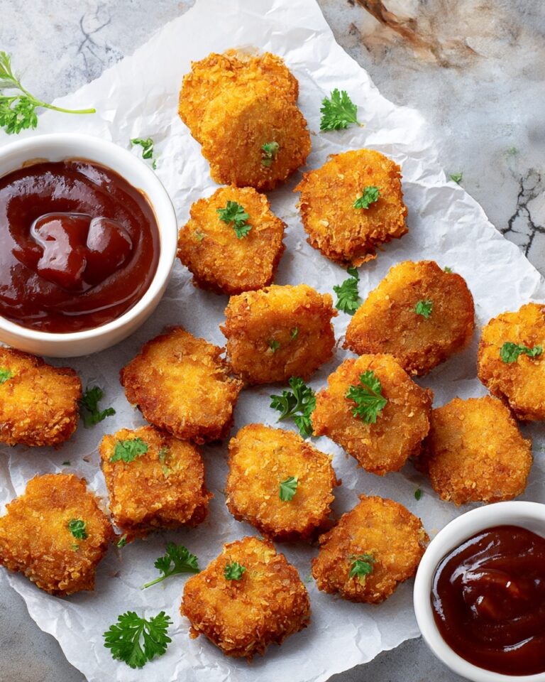 Crispy Chickpea Nuggets with BBQ Sauce Recipe