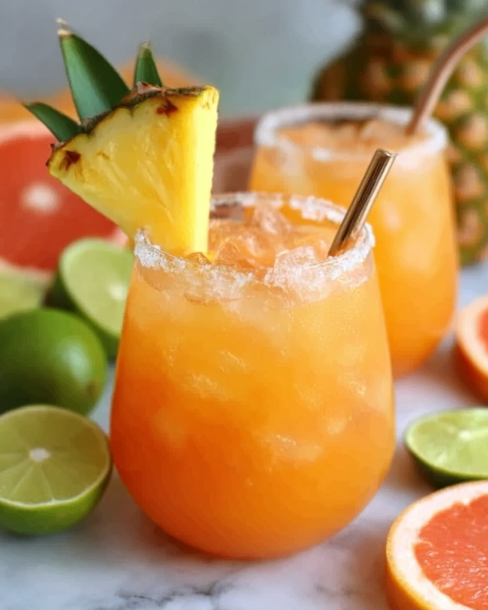 Pineapple Mango Rum Punch Recipe - Recipe Image