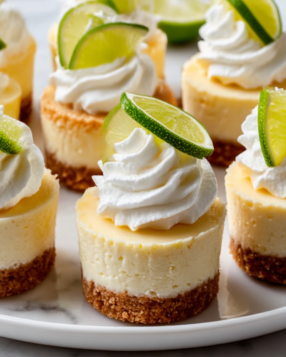 Mini Margarita Cheesecakes Recipe - Recipe Image