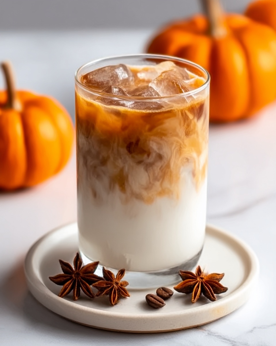 Iced Pumpkin Cream Chai Tea Latte (Starbucks Copycat) Recipe - Recipe Image
