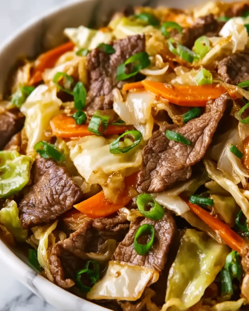 Beef and Cabbage Stir Fry Recipe - Recipe Image