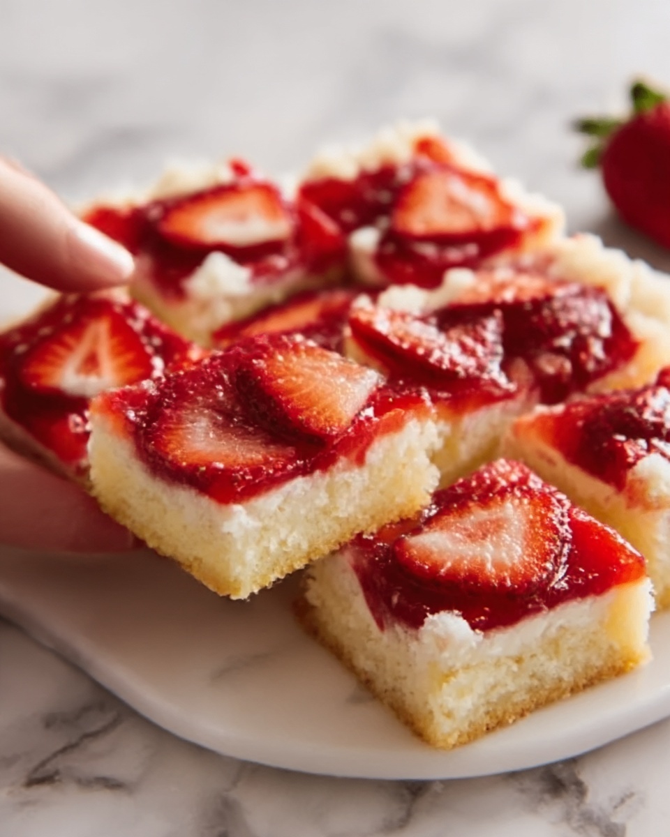 Strawberry Lemon Pie Bars Recipe - Recipe Image