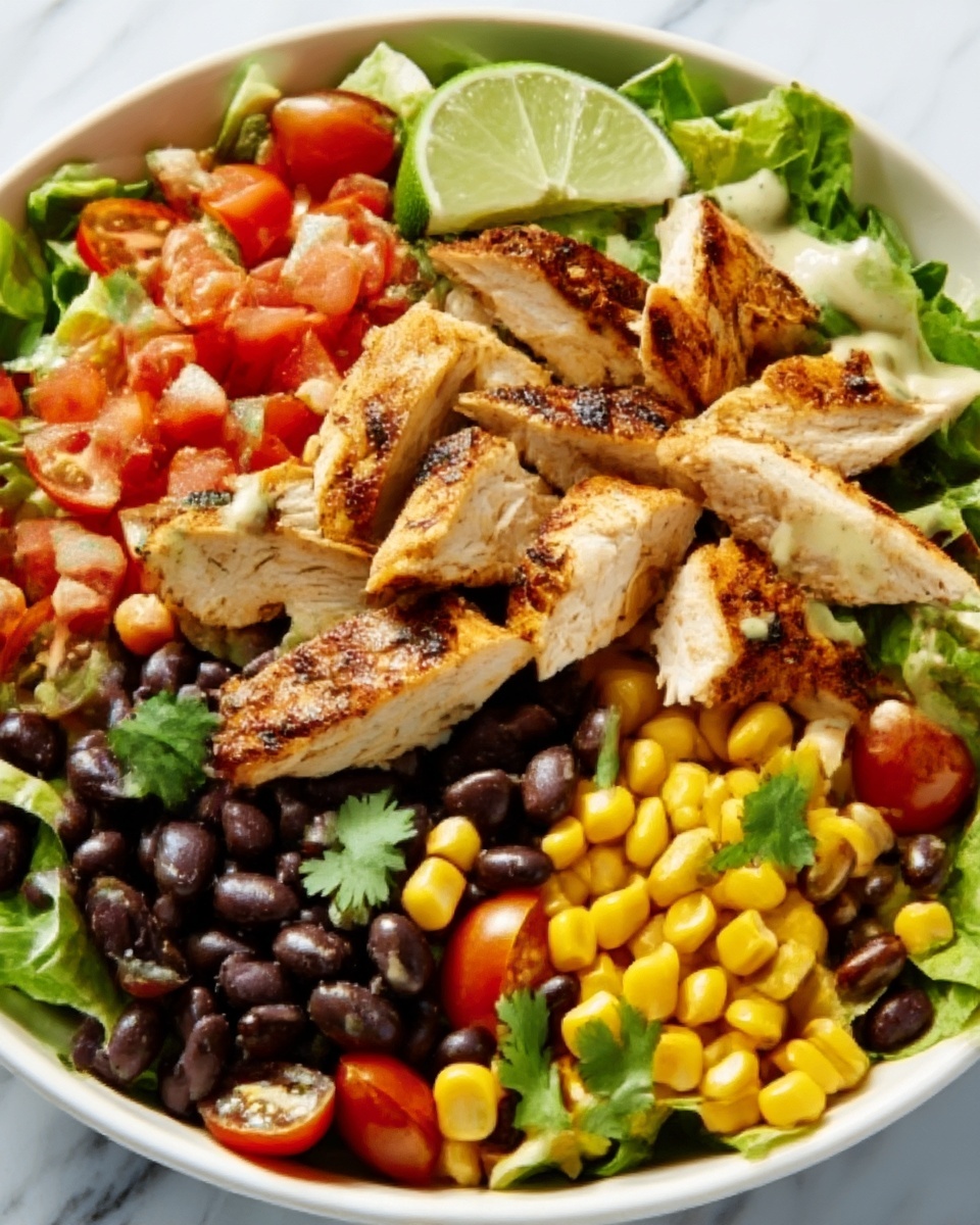 Tex-Mex Chopped Chicken Salad Recipe - Recipe Image
