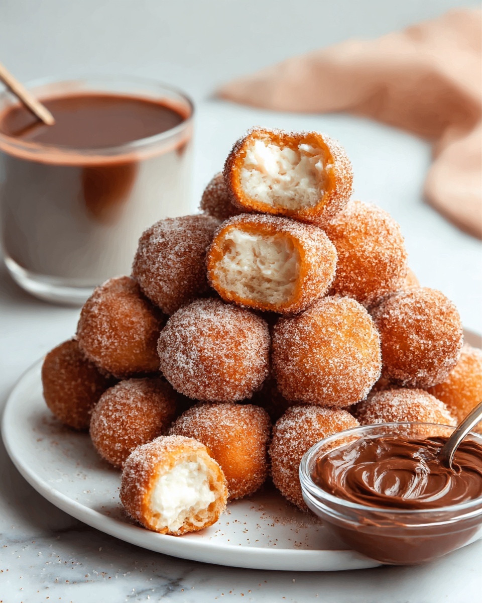 One-Hour Chocolate and Cinnamon-Sugar Soft Pretzel Bites Recipe - Recipe Image