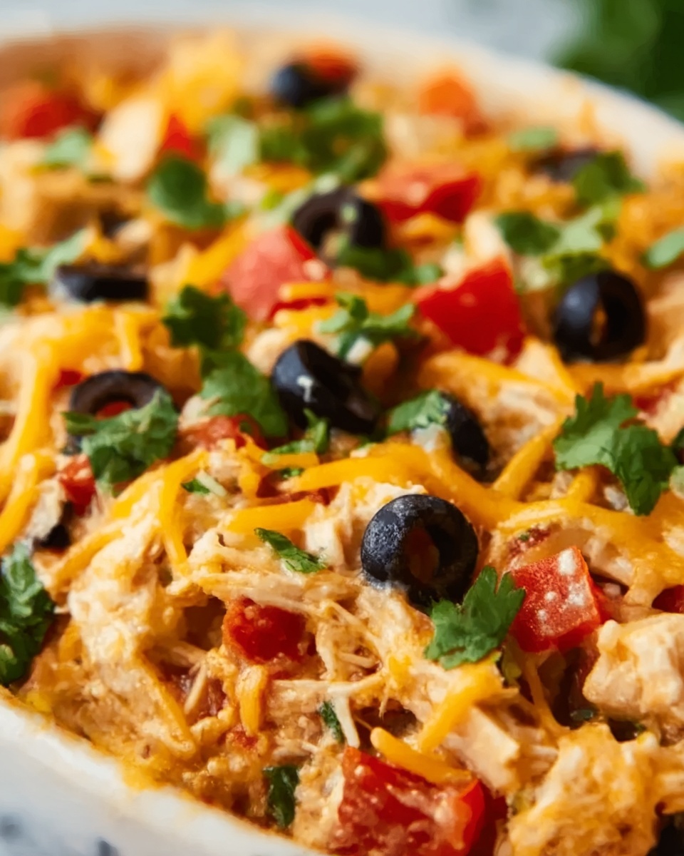 Creamy Chicken Taco Casserole Recipe - Recipe Image