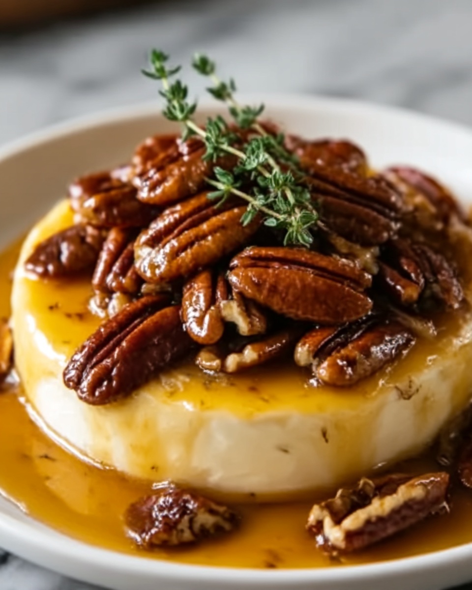Maple Pecan Baked Brie Recipe - Recipe Image