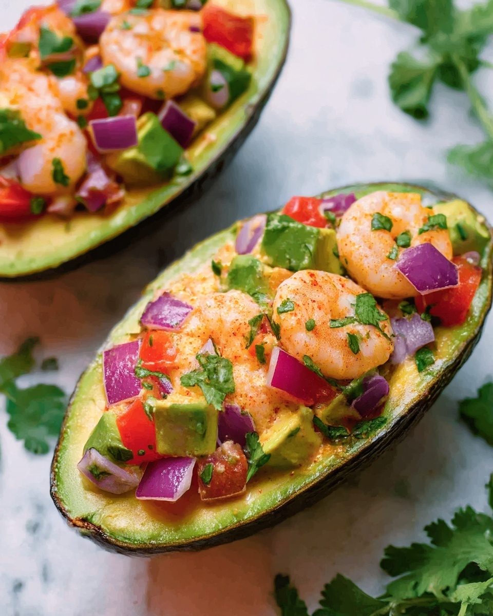 Shrimp Stuffed Avocados Recipe - Recipe Image
