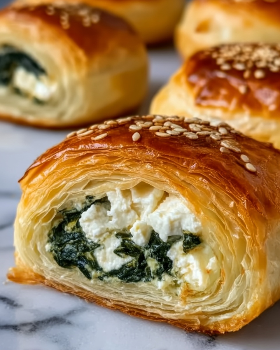Spinach and Ricotta Stuffed Pastry Recipe - Recipe Image