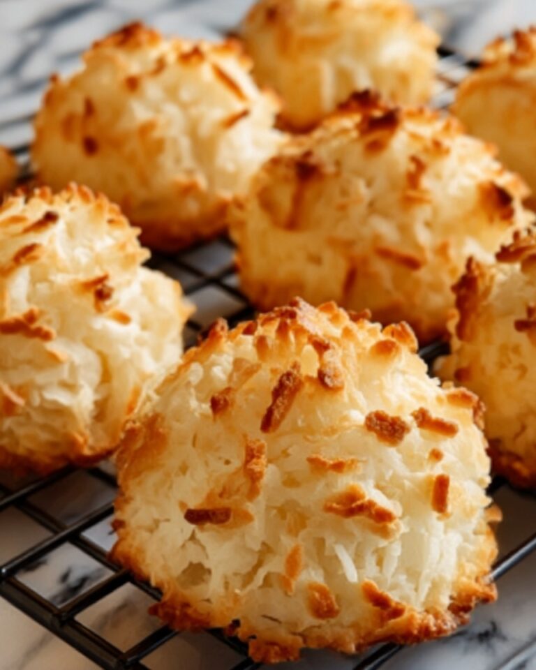 Coconut Macaroons with Optional Chocolate Drizzle Recipe