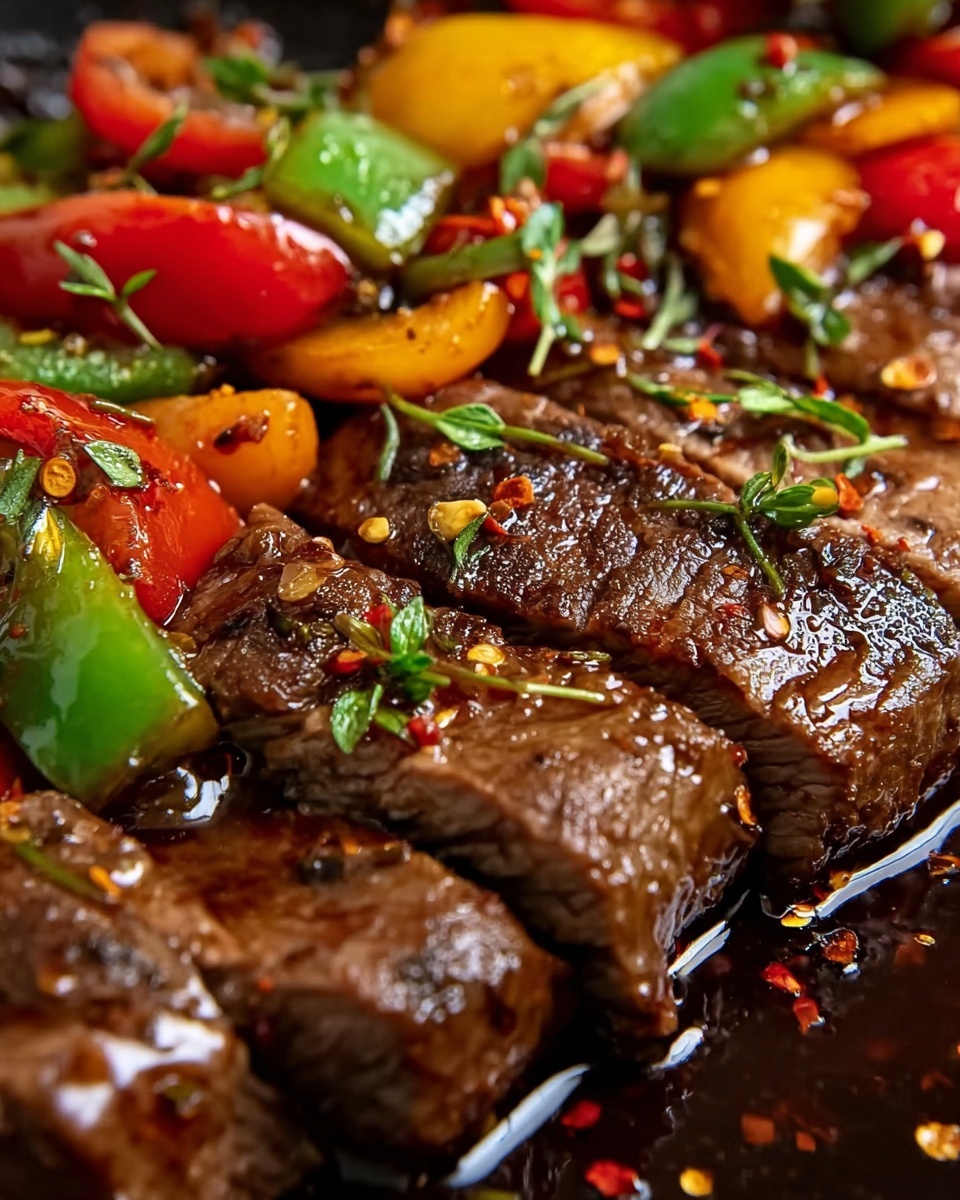 Chinese Pepper Steak Recipe - Recipe Image