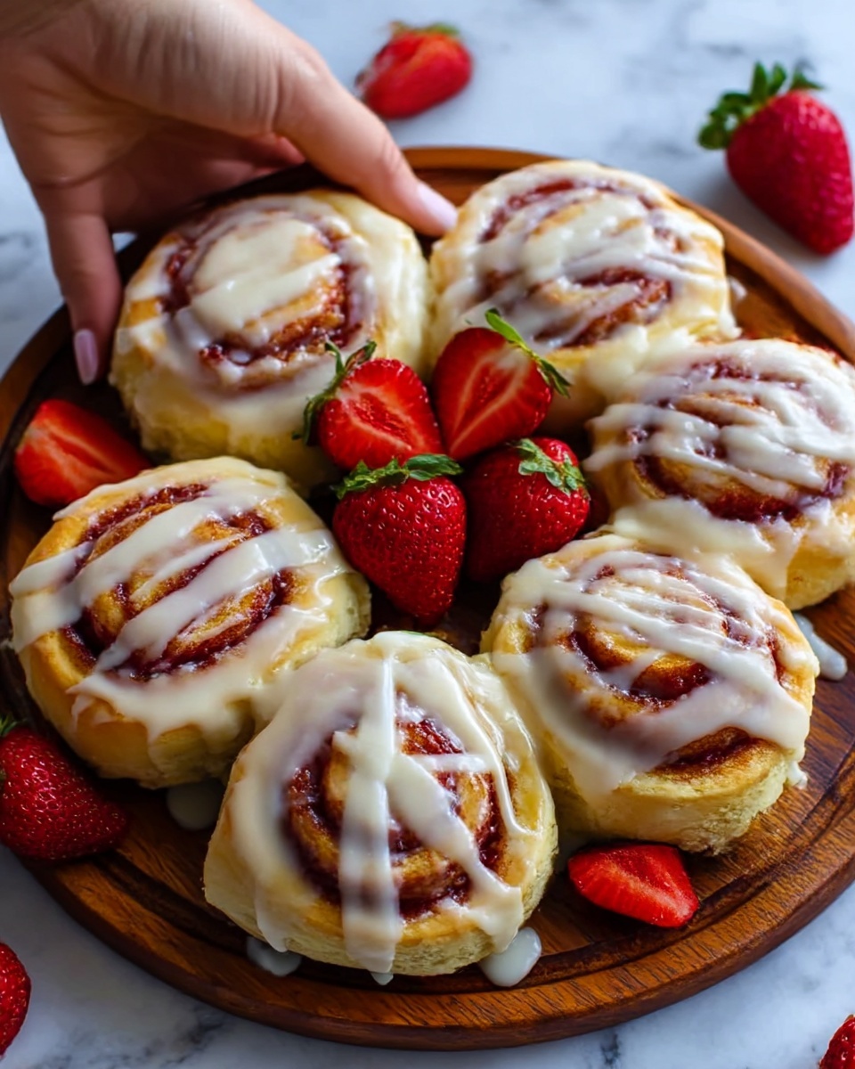 Strawberry Cheesecake Sweet Rolls: A Deliciously Easy Recipe to Indulge Your Sweet Tooth Recipe - Recipe Image