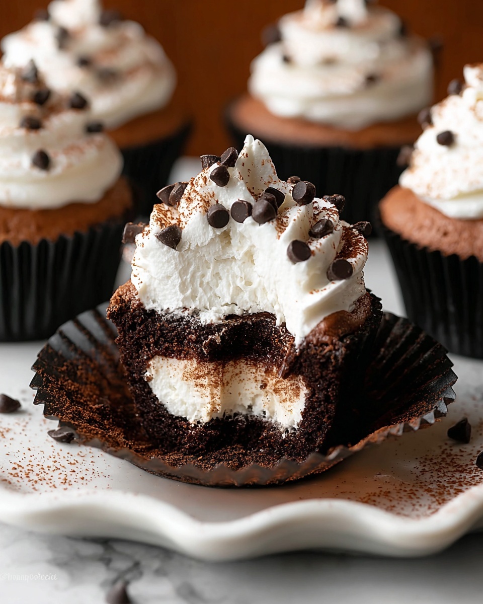 Chocolate Lasagna Cupcakes Recipe - Recipe Image