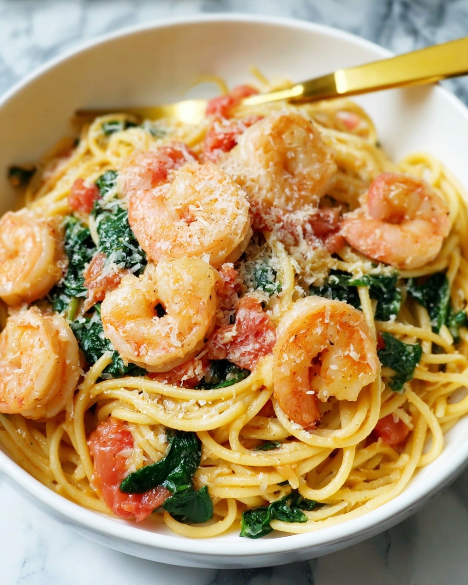 Lightened Creamy Cajun Shrimp Pasta Recipe - Recipe Image