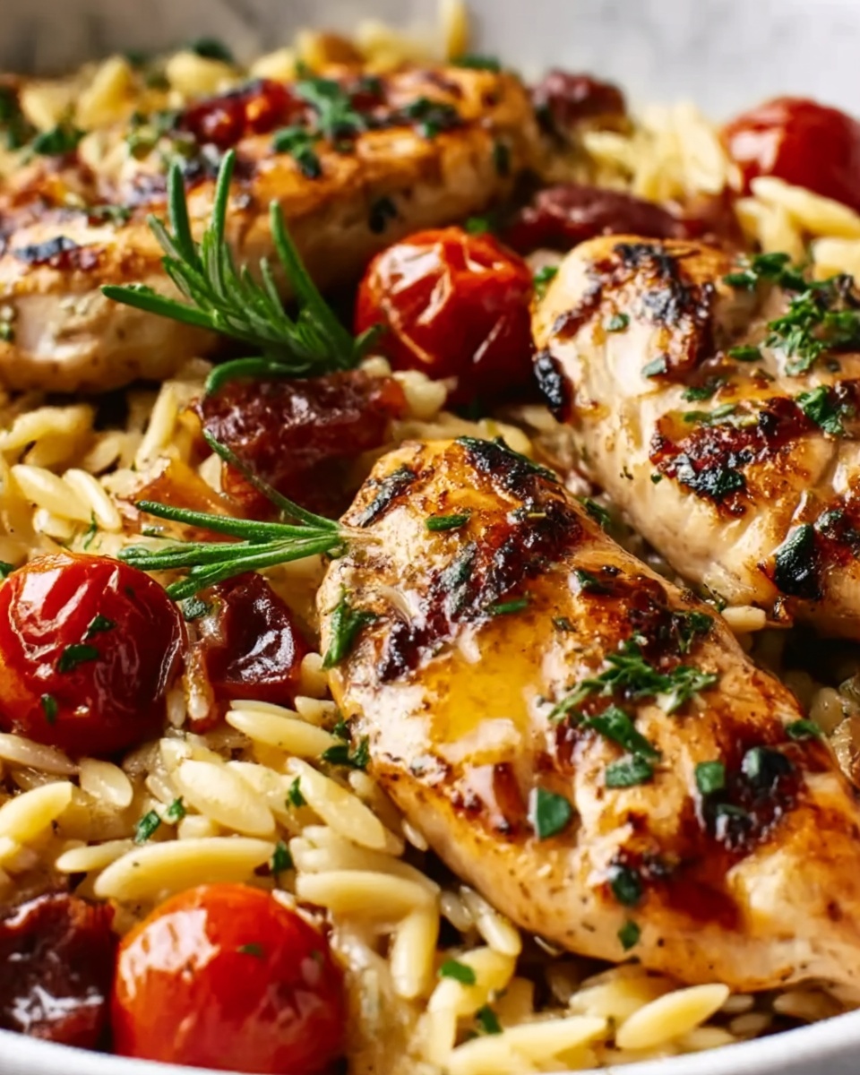 Mediterranean Chicken with Orzo Recipe - Recipe Image