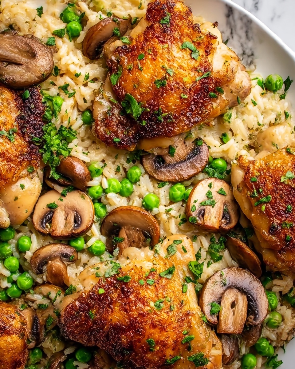 One Pan Chicken & Rice Casserole Recipe - Recipe Image